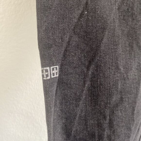 Ksubi Krow Black High Logo Skinny Denim Jeans Size 32x32 - Picture 8 of 10